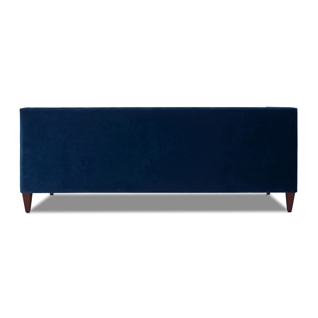 84" Navy Blue Velvet Tufted Sofa S900