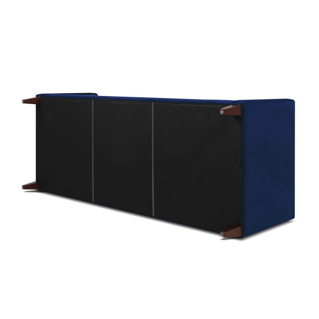 84" Navy Blue Velvet Tufted Sofa S900
