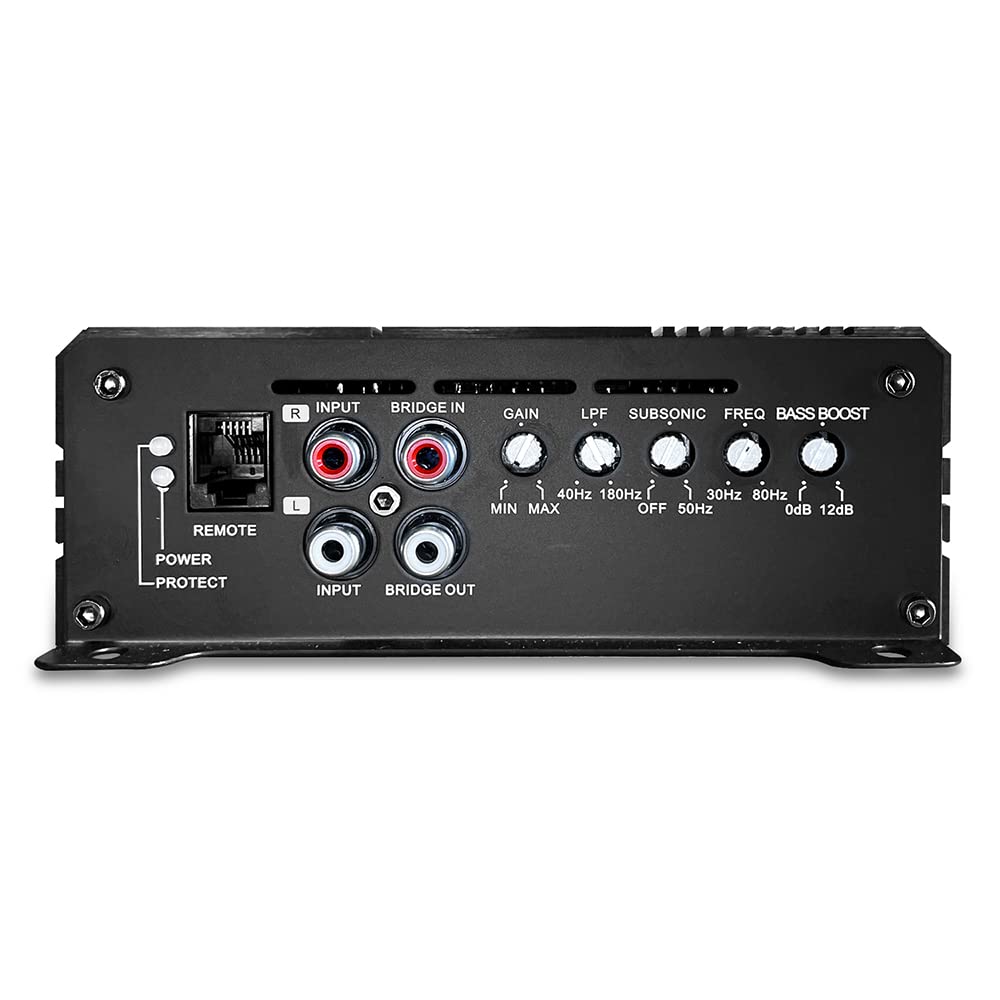 Compact Class D Monoblock Car Audio Amplifier, 1500 Watts RMS Y1110