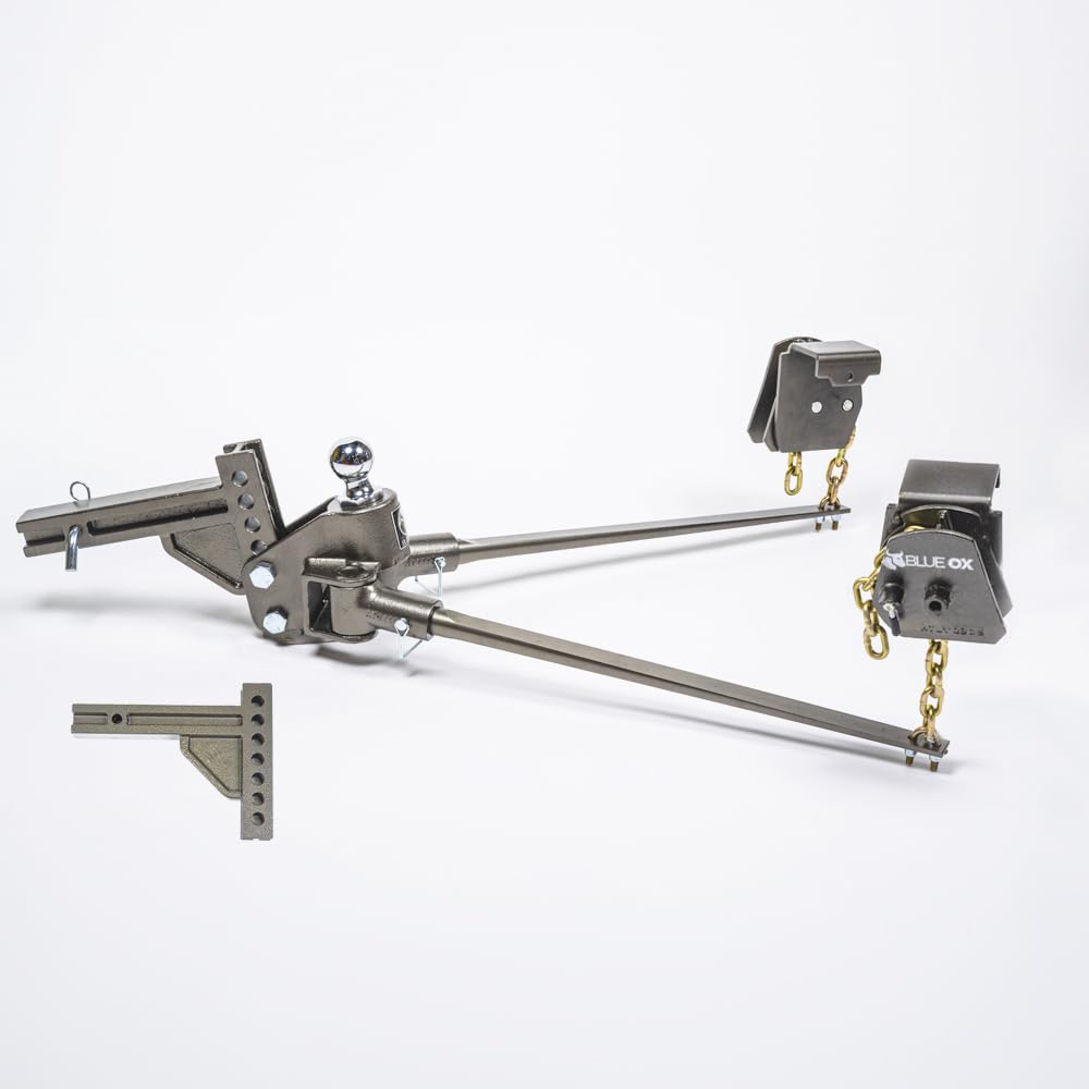 Weight Distributing Hitch with 7 Hole Shank, 1000lbs Tongue, 10000lbs Towing, 2″ Receiver I23753