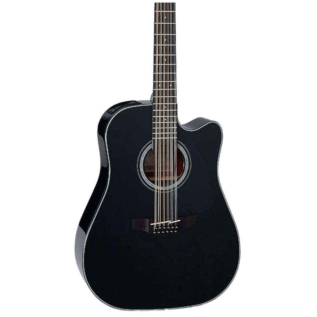 12-string Acoustic-electric Guitar Black U18288
