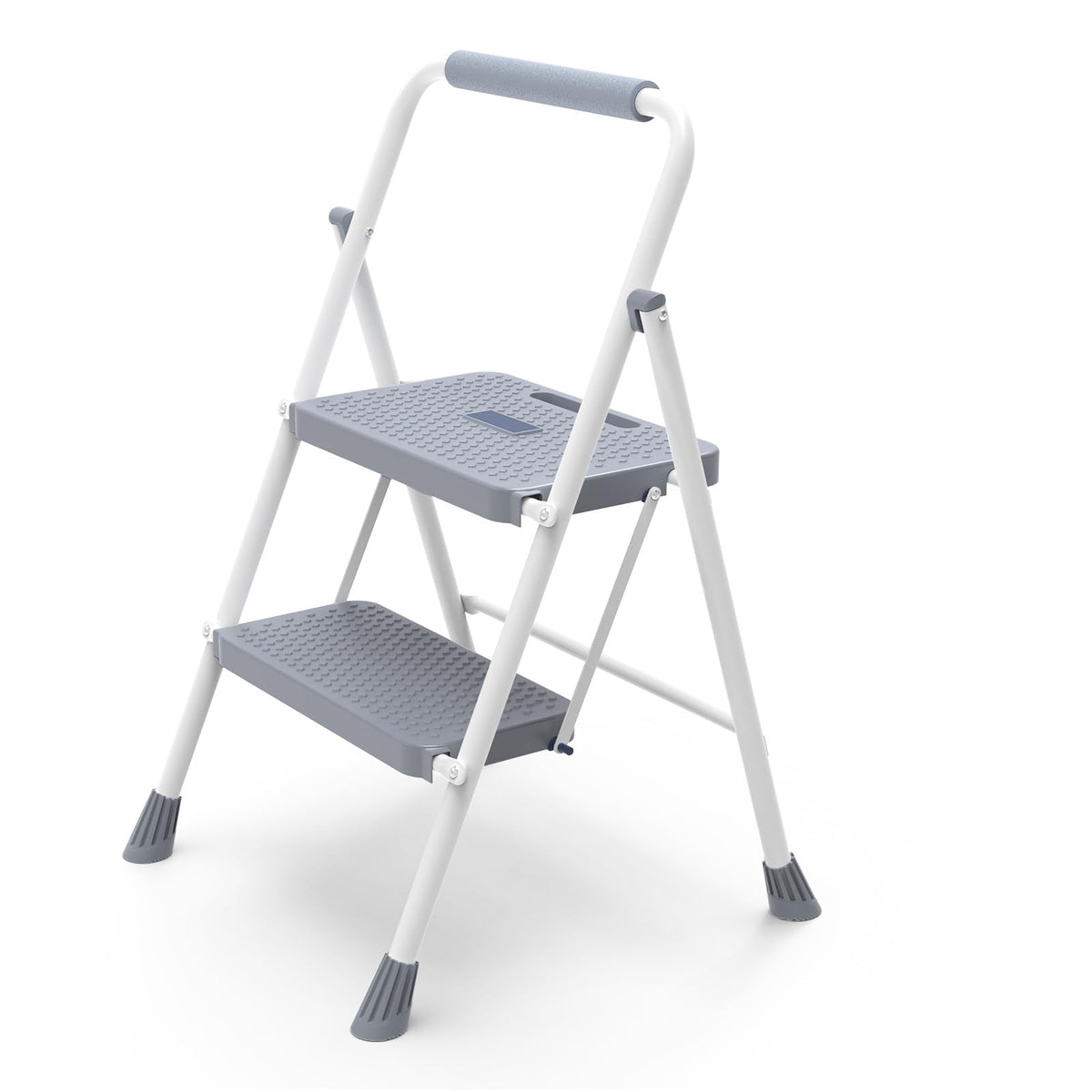 2 Step Ladder 330lbs Capacity Folding Sturdy Step Stool B473519