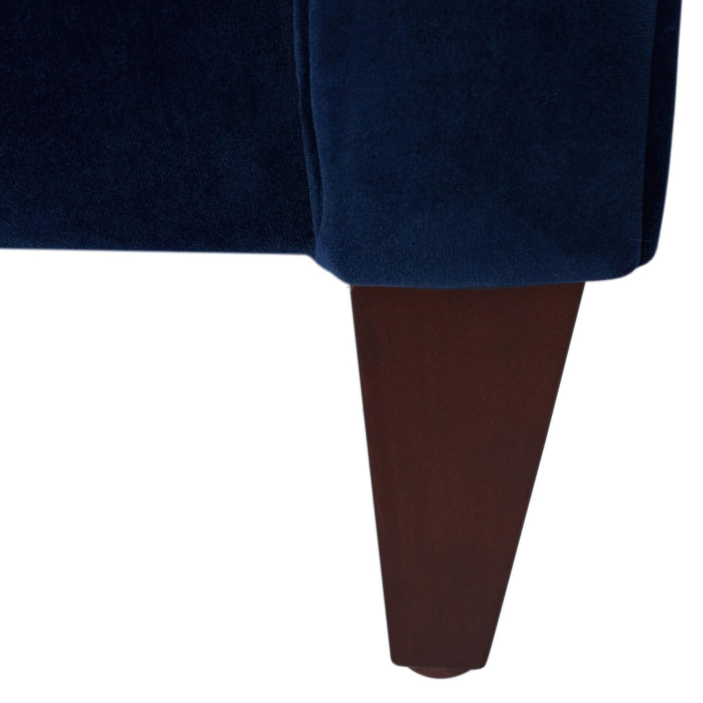 84" Navy Blue Velvet Tufted Sofa S900