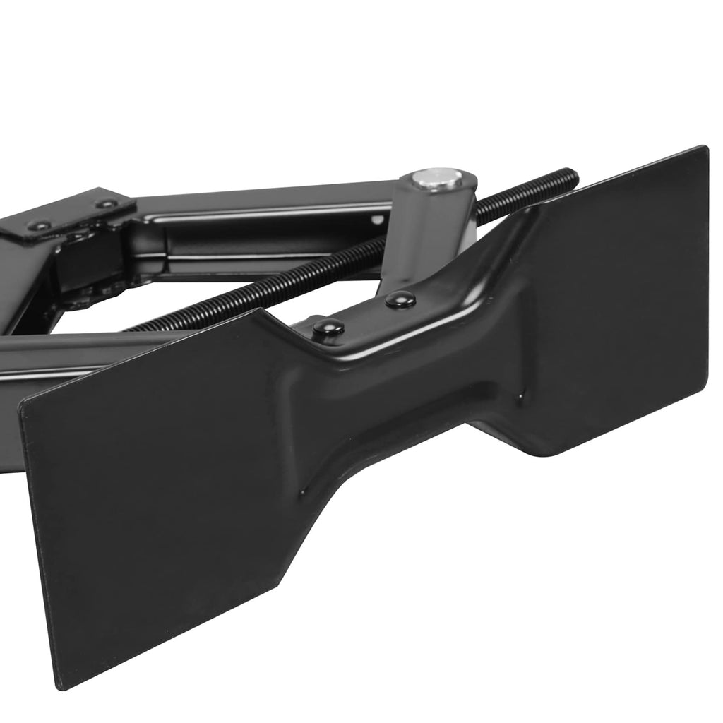 Steel Scissor Lift Jack Car Kit, 1.5 Ton Capacity, Black C5571