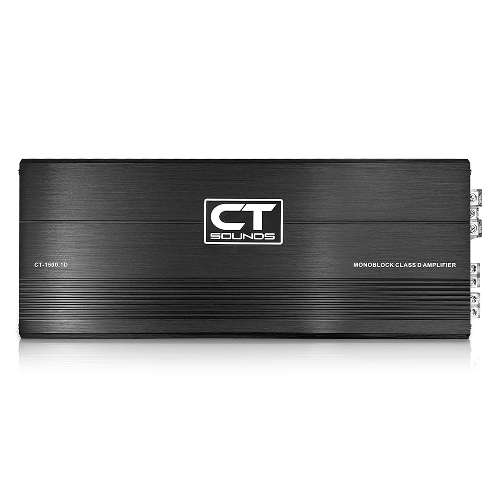 Compact Class D Monoblock Car Audio Amplifier, 1500 Watts RMS Y1110