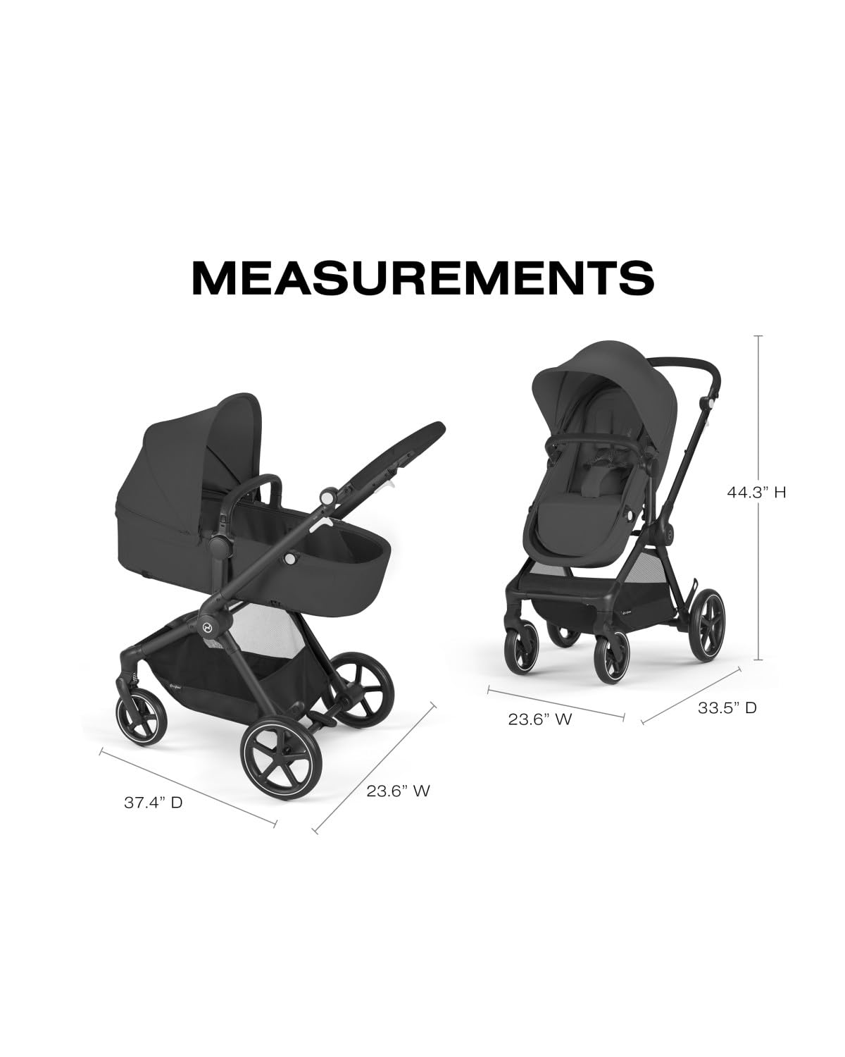 2-in-1 Baby Stroller and Car Seat Combo M58776