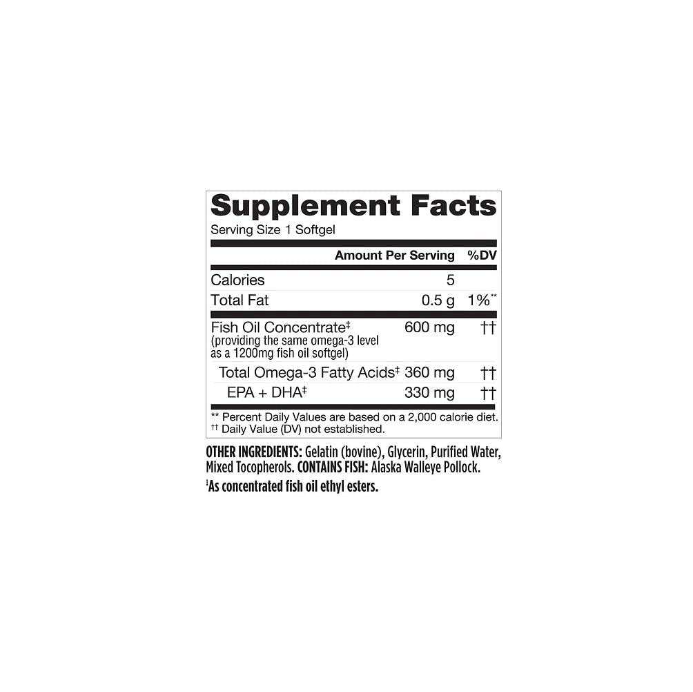 Fish Oil 1200 mg Softgels R381