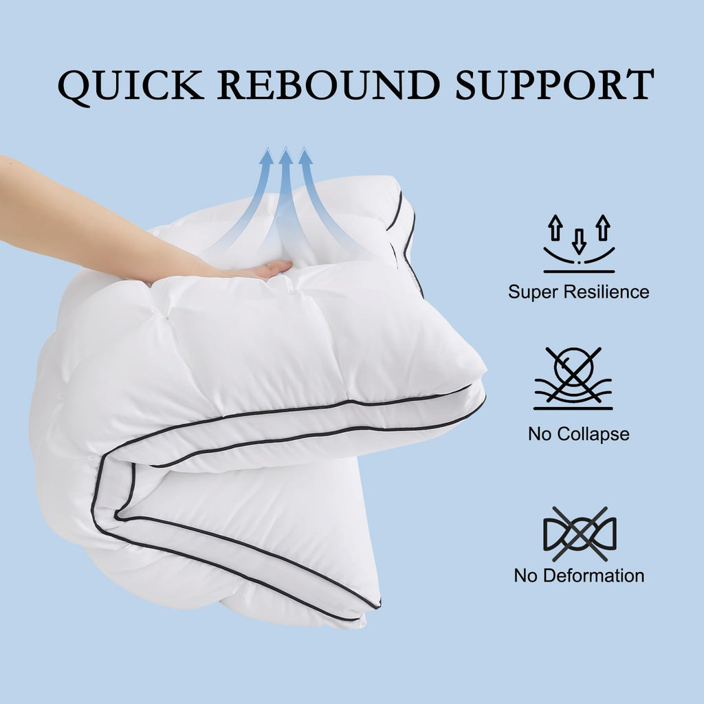 King Size Set of 2 Cotton Pillows V790