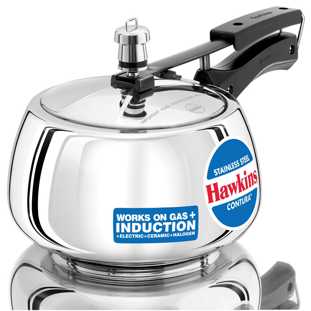 Stainless Steel Pressure Cooker, 3 Liter S2391