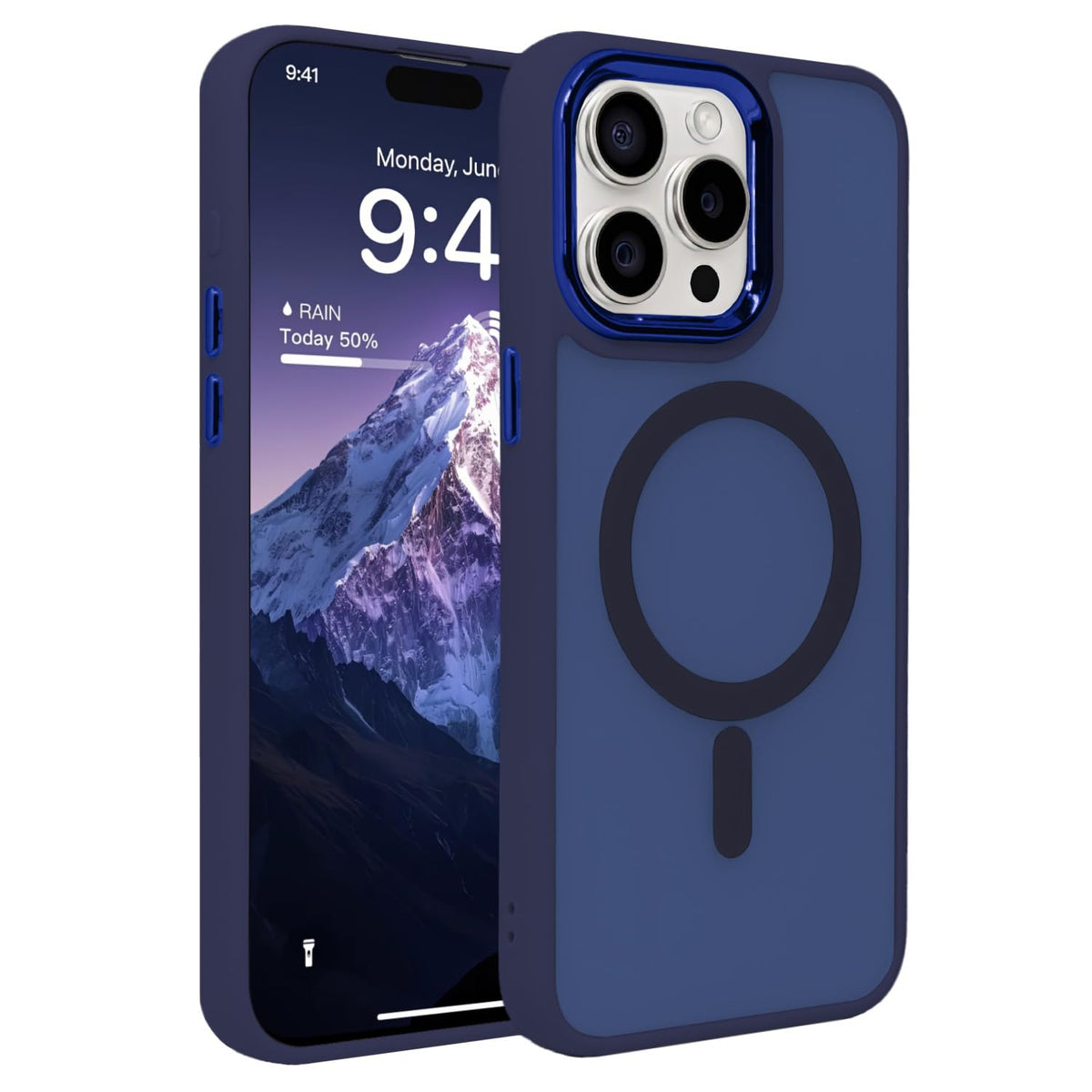 Translucent Matte Slim Thin Shockproof Magnetic Case Q661086