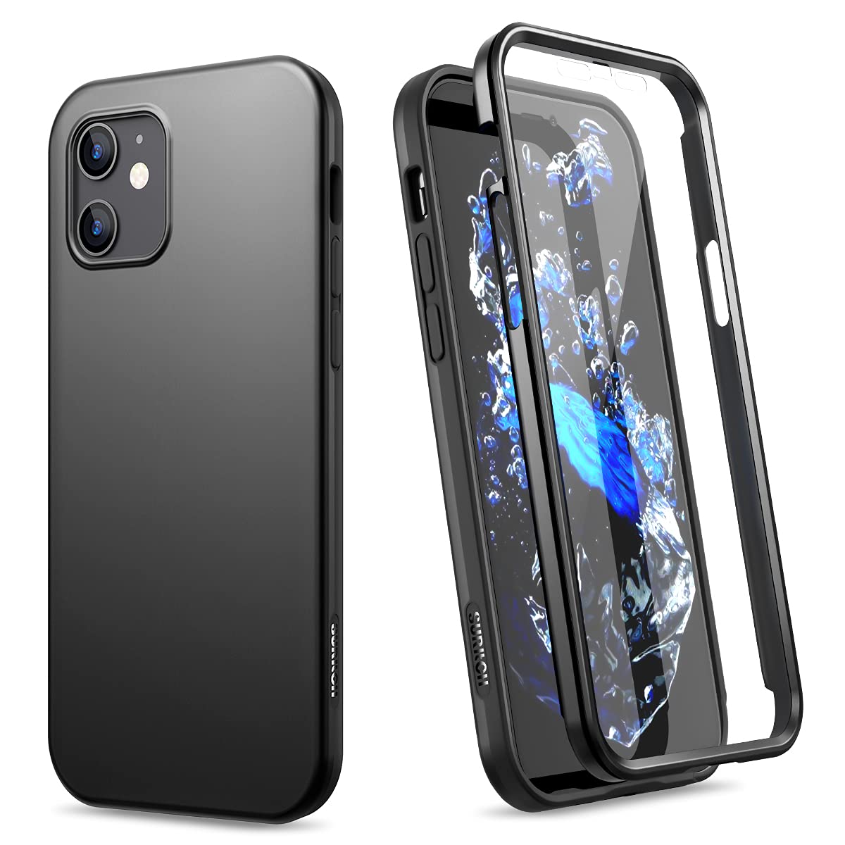 iPhone 12 Mini Case with Screen Protector Black N96049