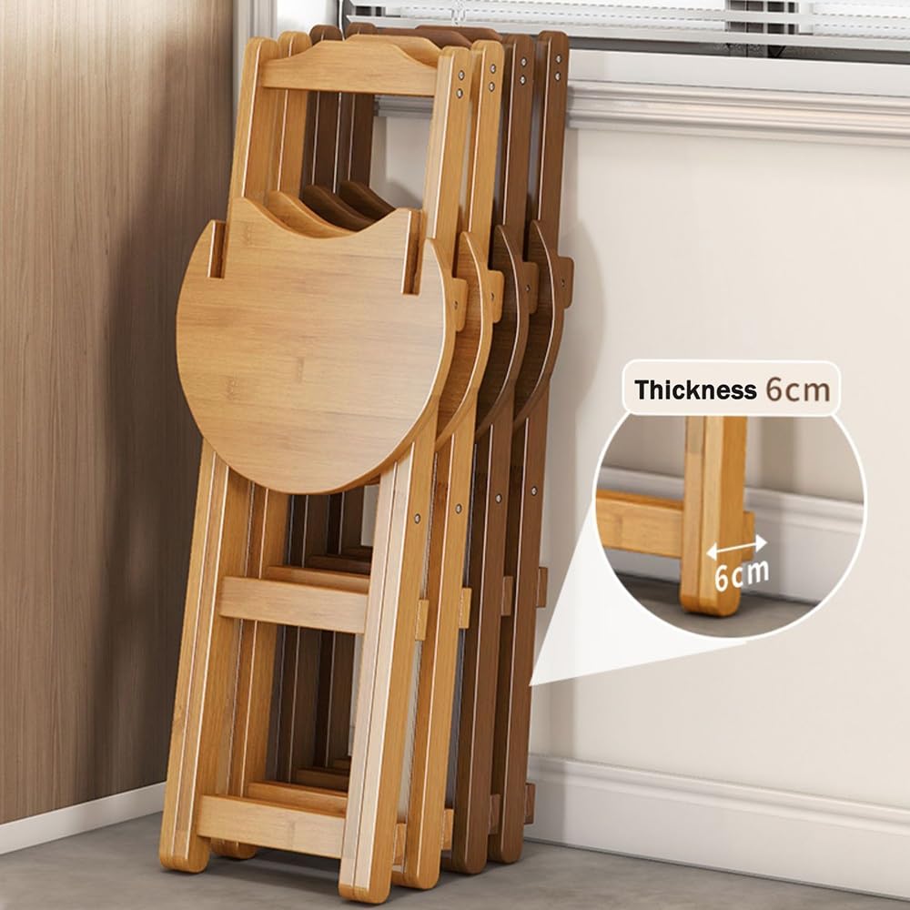 Bamboo Bar Stools with Backrest Footrest V4576