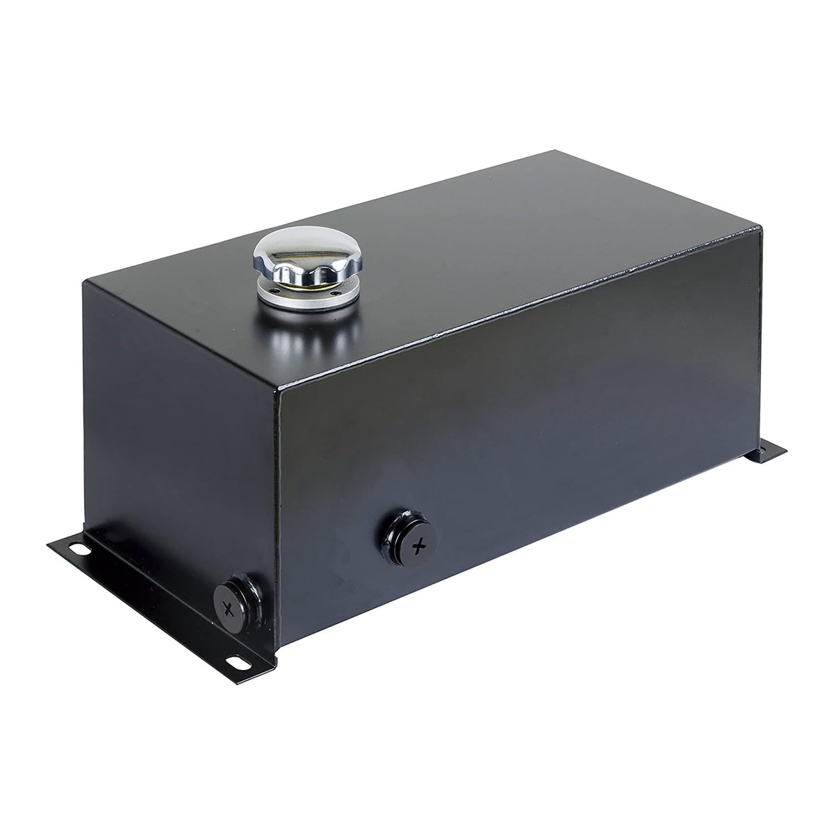 14 Gauge Welded Steel Hydraulic Reservoir Tank, Black, 5 Gallon D720805