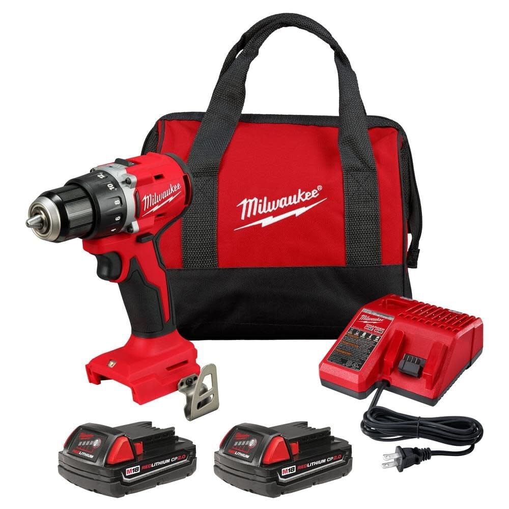 M18 Compact Brushless 1/2 Inch Drill/Driver Kit H8579