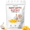 7500mg Organic Garlic Capsules Supplement, Vegetarian, Non-GMO, 300 Count A56940