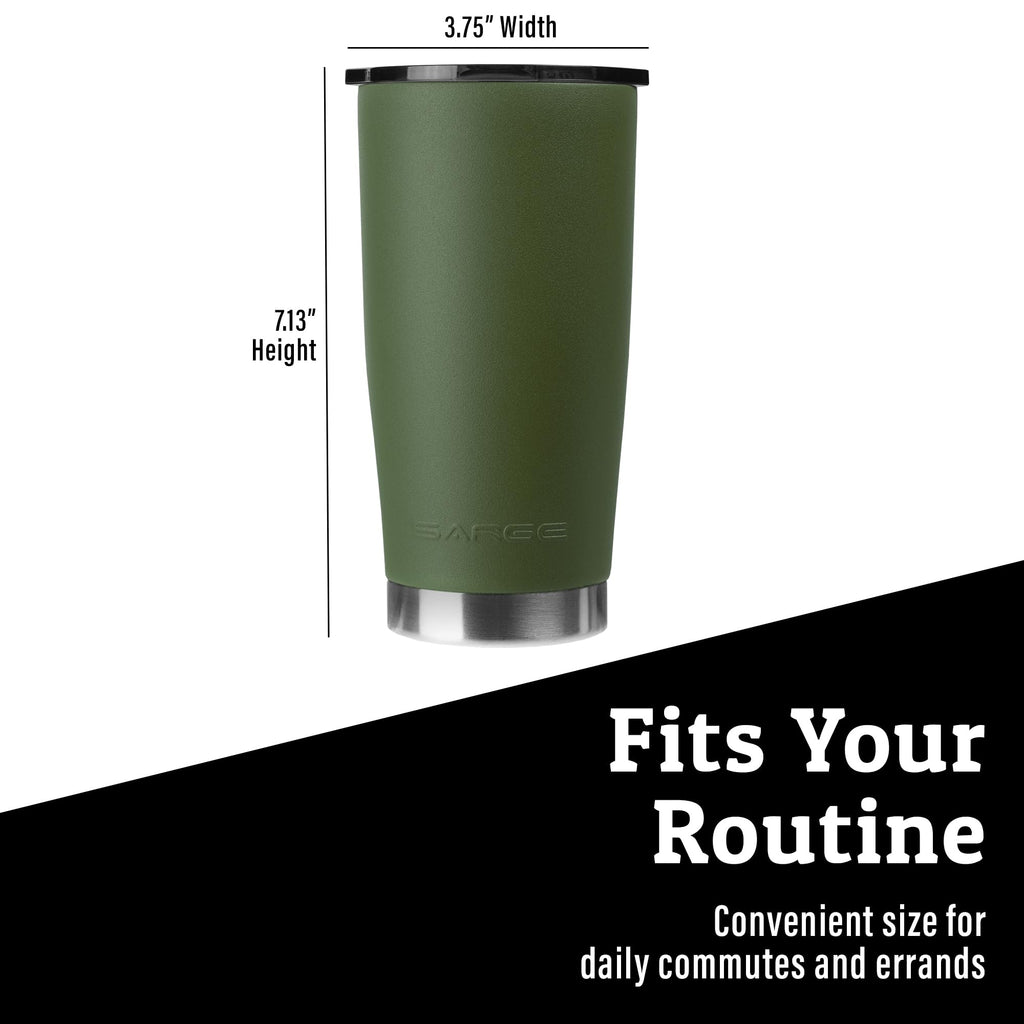 20oz Insulated Stainless Steel Travel Tumbler with Lid J50998