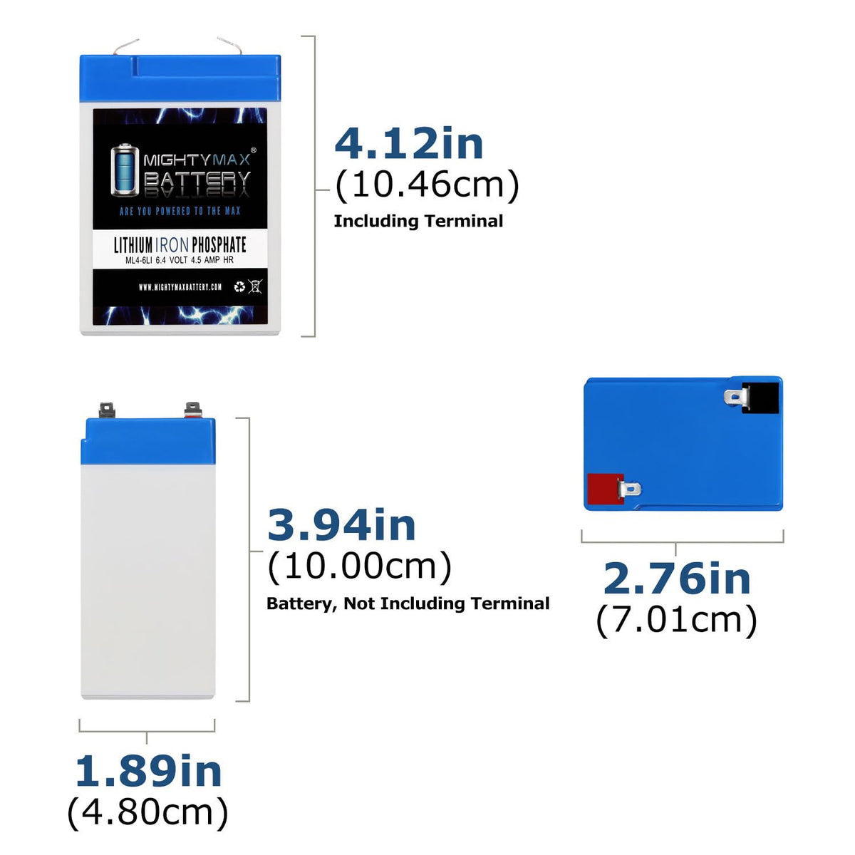 6V 4.5AH Lithium Replacement Battery R253146