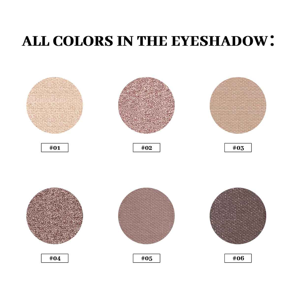 3 Mini Nudes Eyeshadow Palette F9692