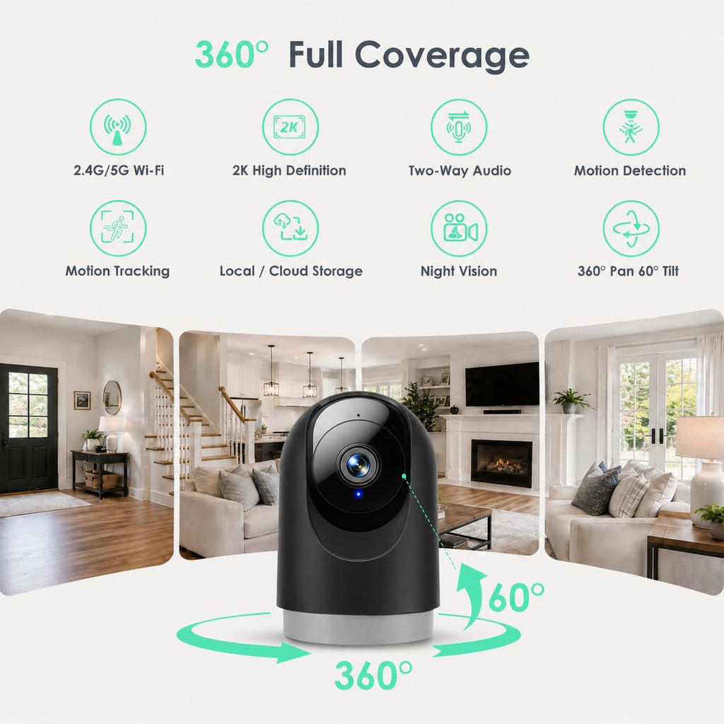 2K Indoor Camera with Motion Tracking H225