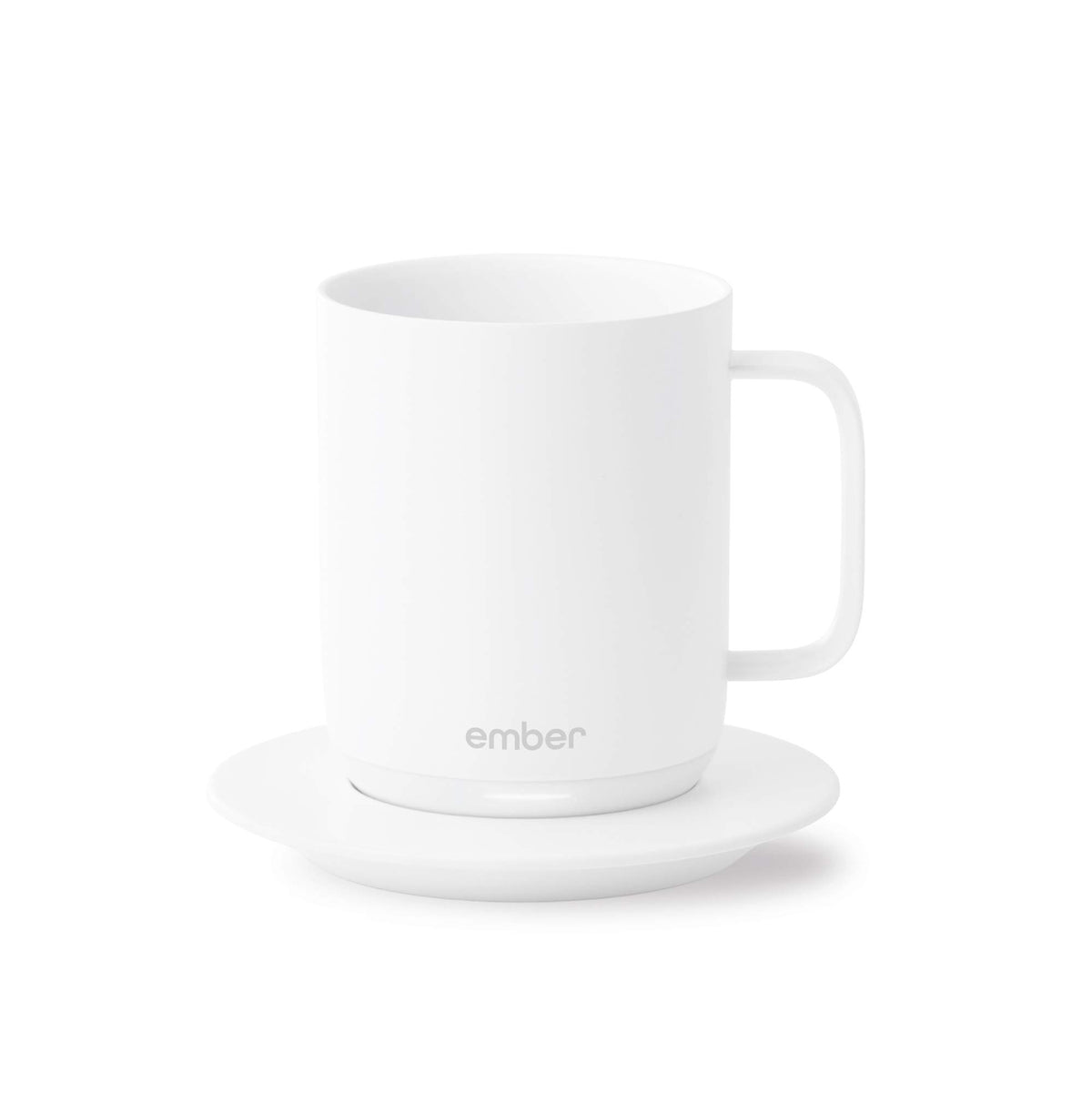White 10 Ounce Heated Coffee Mug K8202
