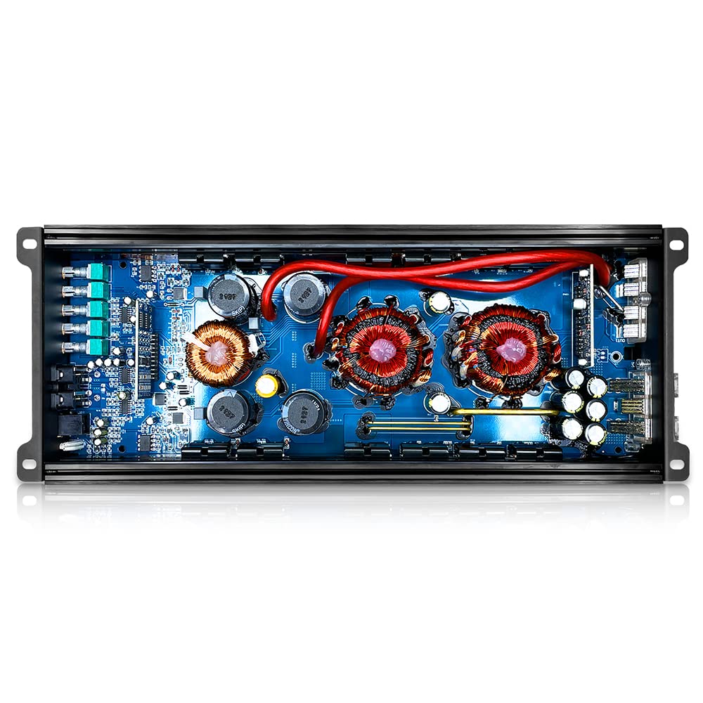 Compact Class D Monoblock Car Audio Amplifier, 1500 Watts RMS Y1110