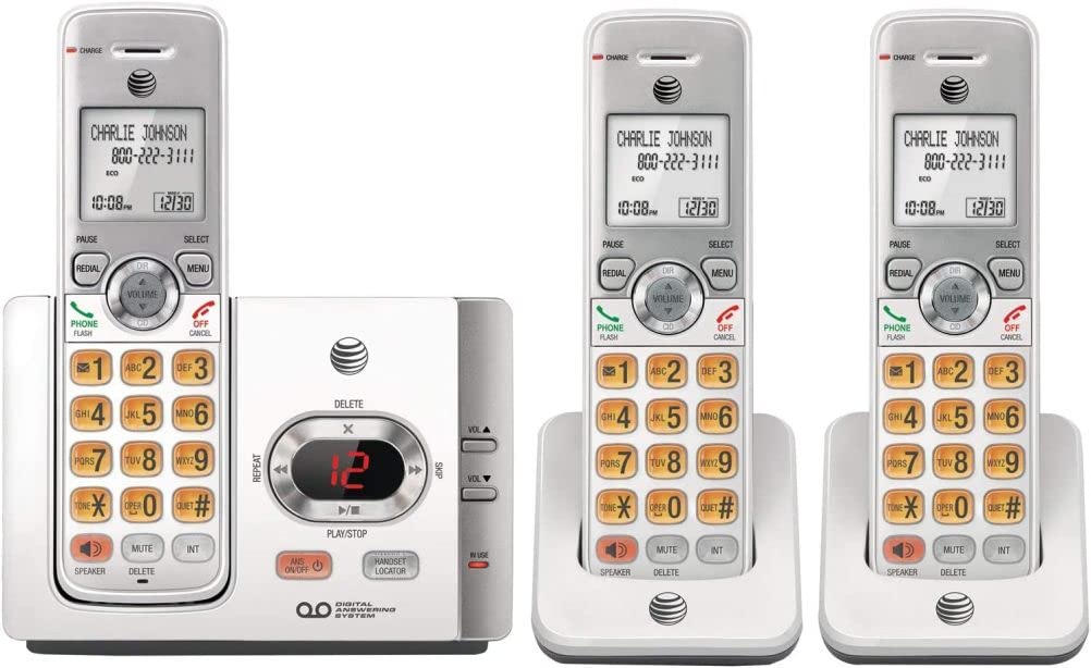 Cordless Phone with 3 Handsets and Answering System K969003