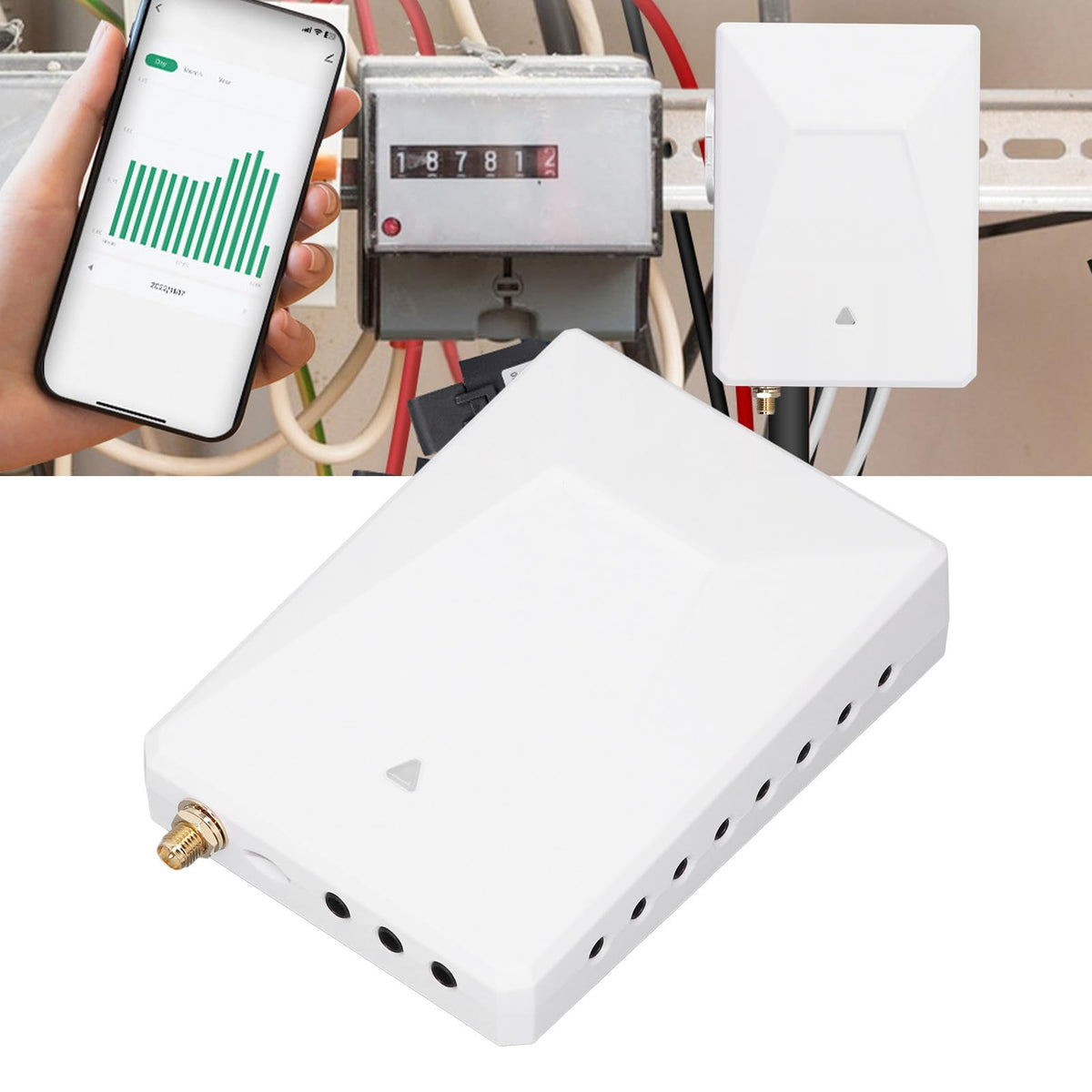 WiFi 3 Phase 4 Wire Bidirectional Energy Meter with Sensors L1420