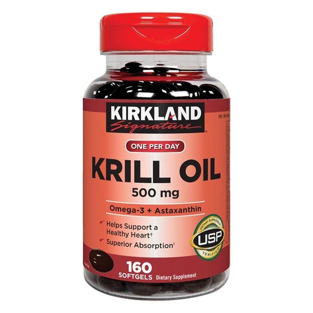 Krill Oil 500 Milligram 160 Softgels A600