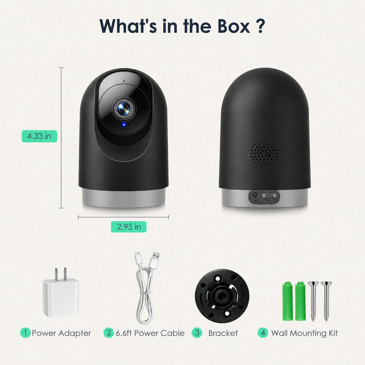 2K Indoor Camera with Motion Tracking H225