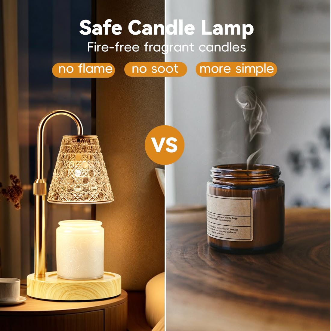 Electric Candle Warmer Lamp with Timer N117074