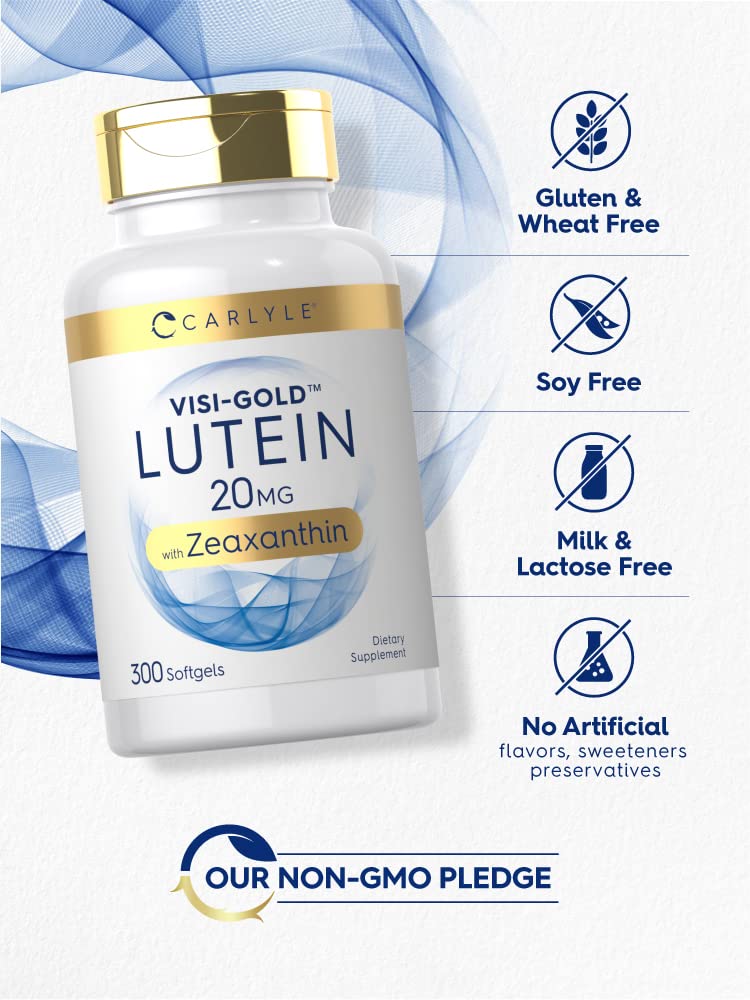 Lutein and Zeaxanthin 20mg 300 Softgels E8567