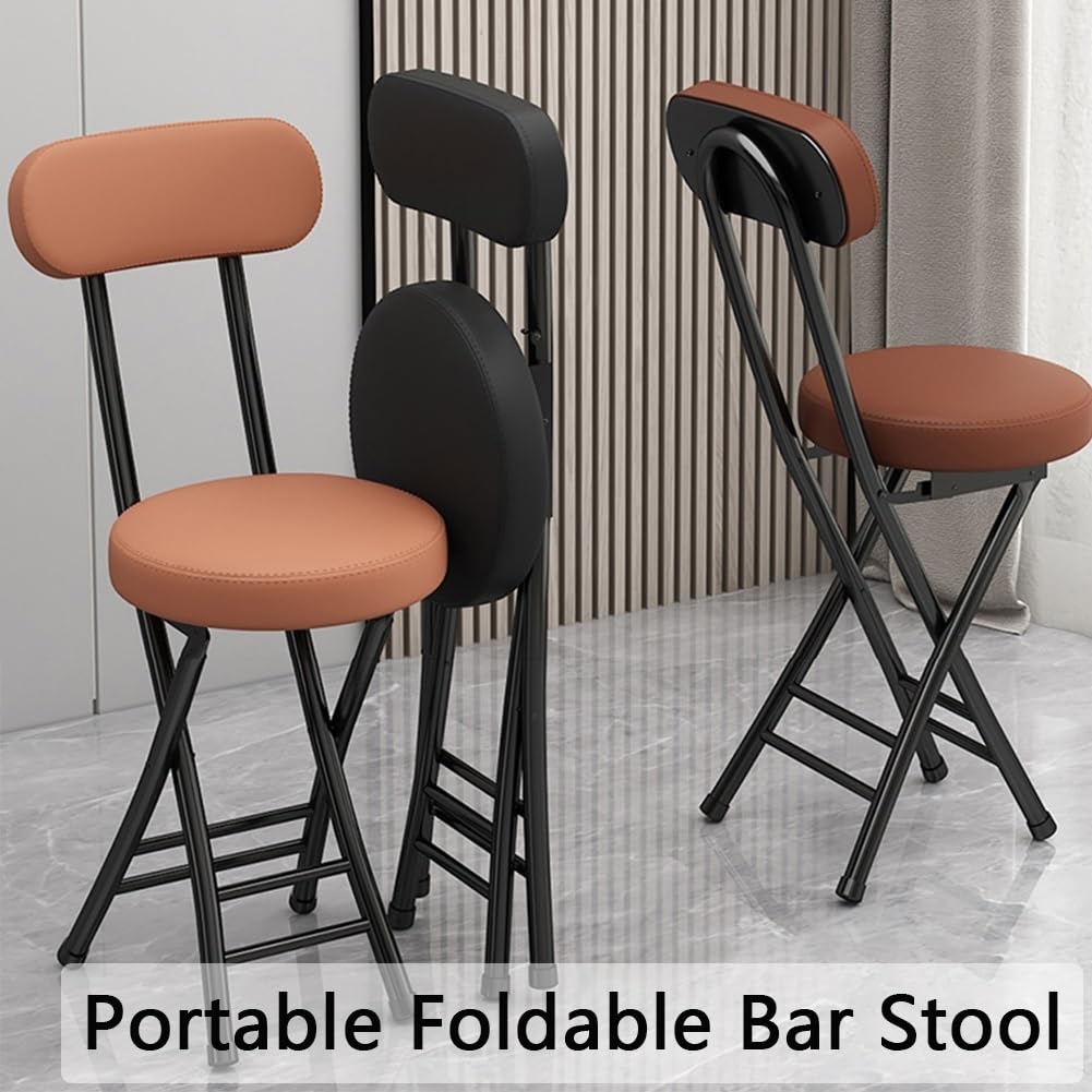 Black 18 inch Folding Stool G6757