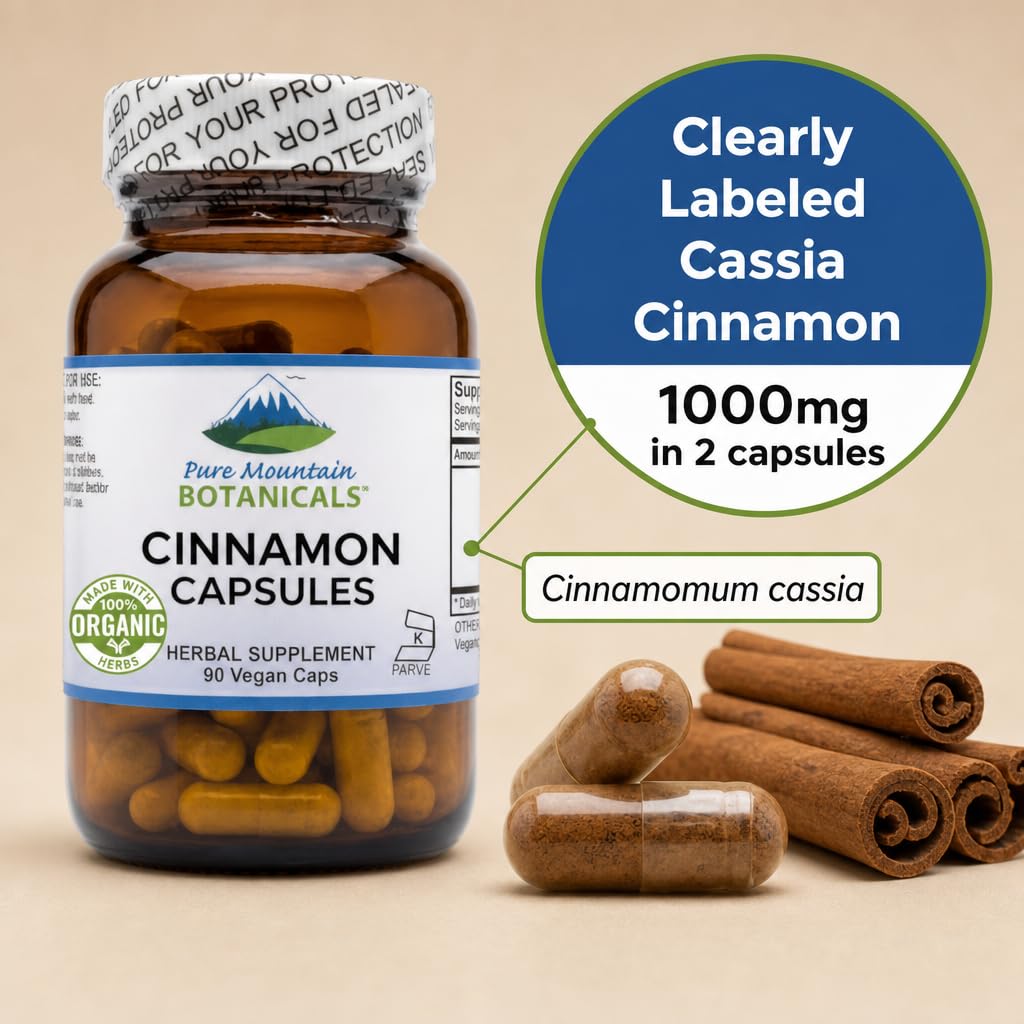 Cinnamon Capsules 1000mg 90 Capsules G10081