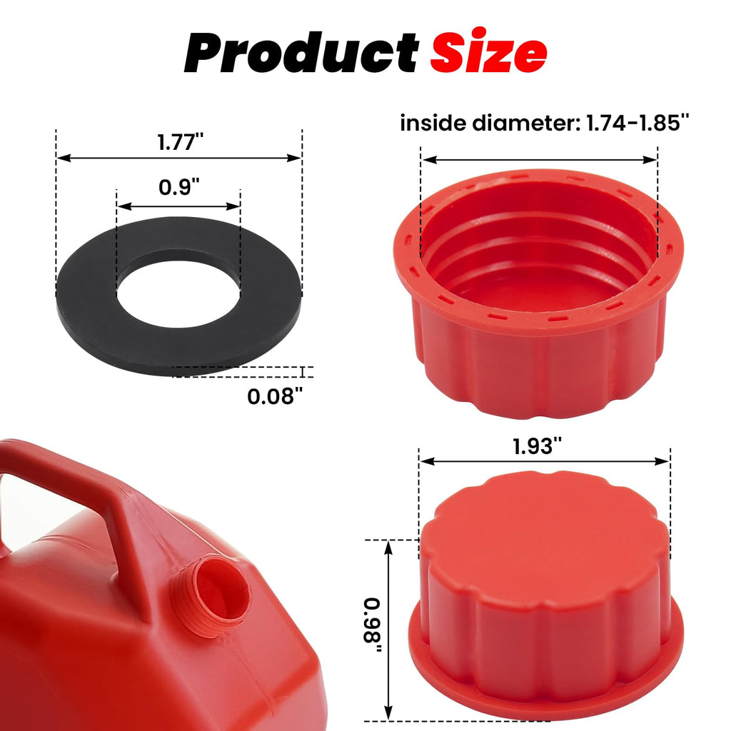 2.5/3/5 Gallon Gas Can Cap Replacement K590