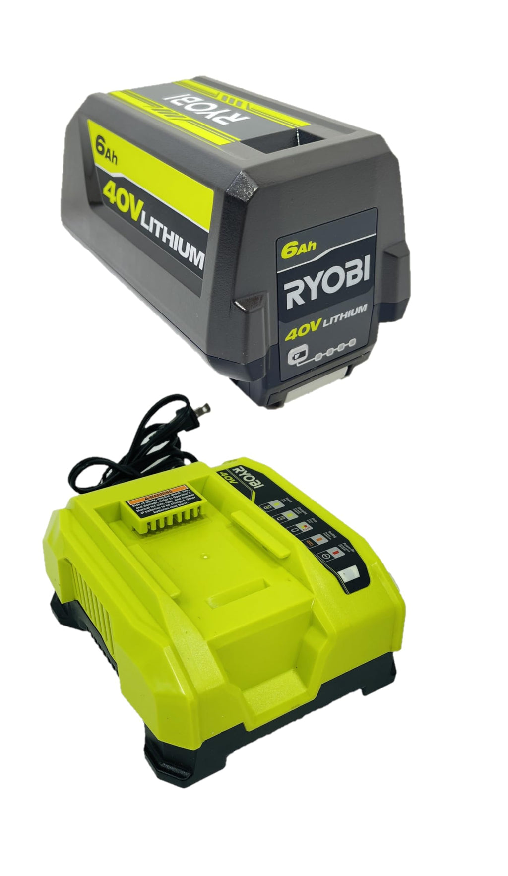 40V Lithium-Ion 6.0 Ah Battery and Rapid Charger Kit N375628