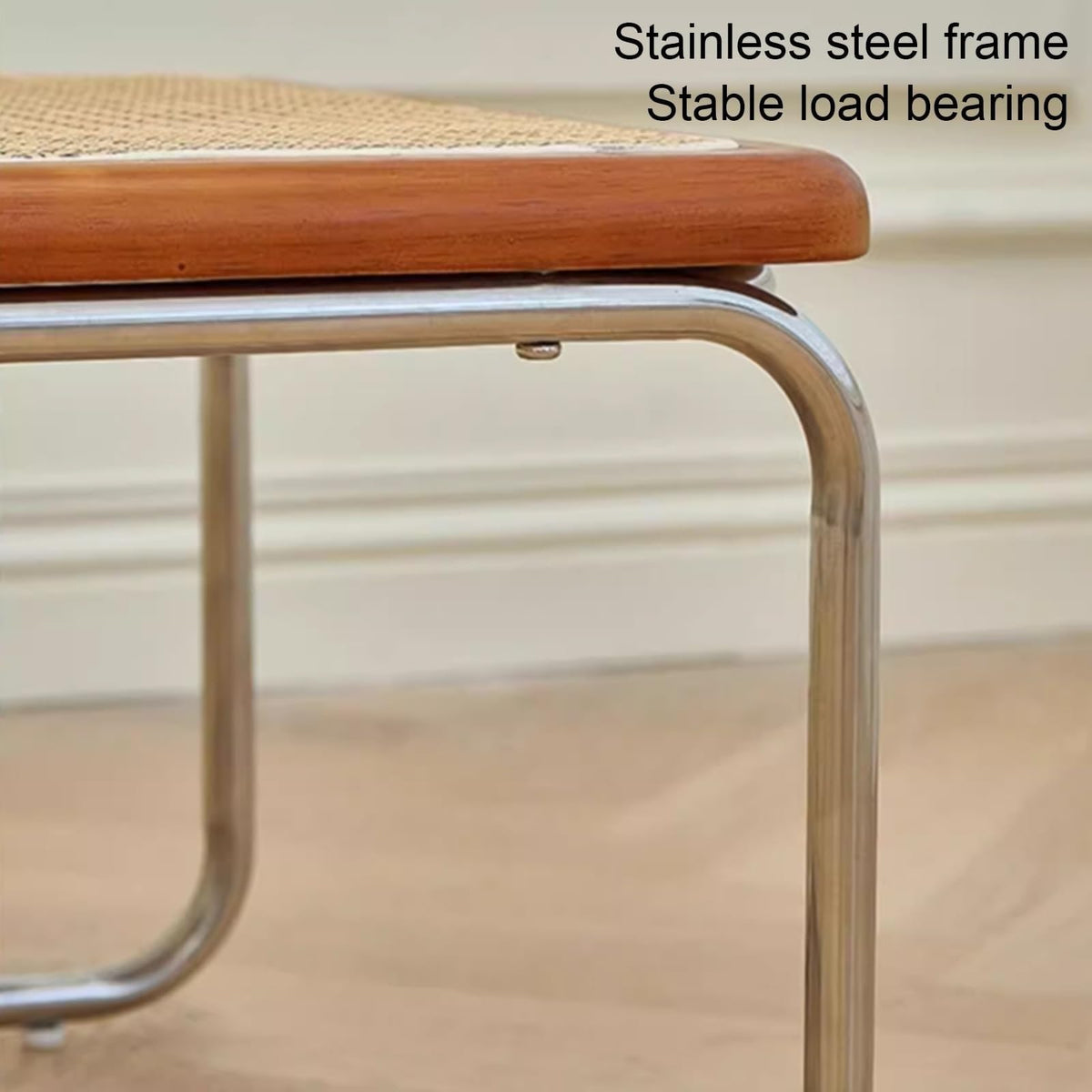 Mid Century Modern Coffee Table Set of 2 Square Metal Base B59059
