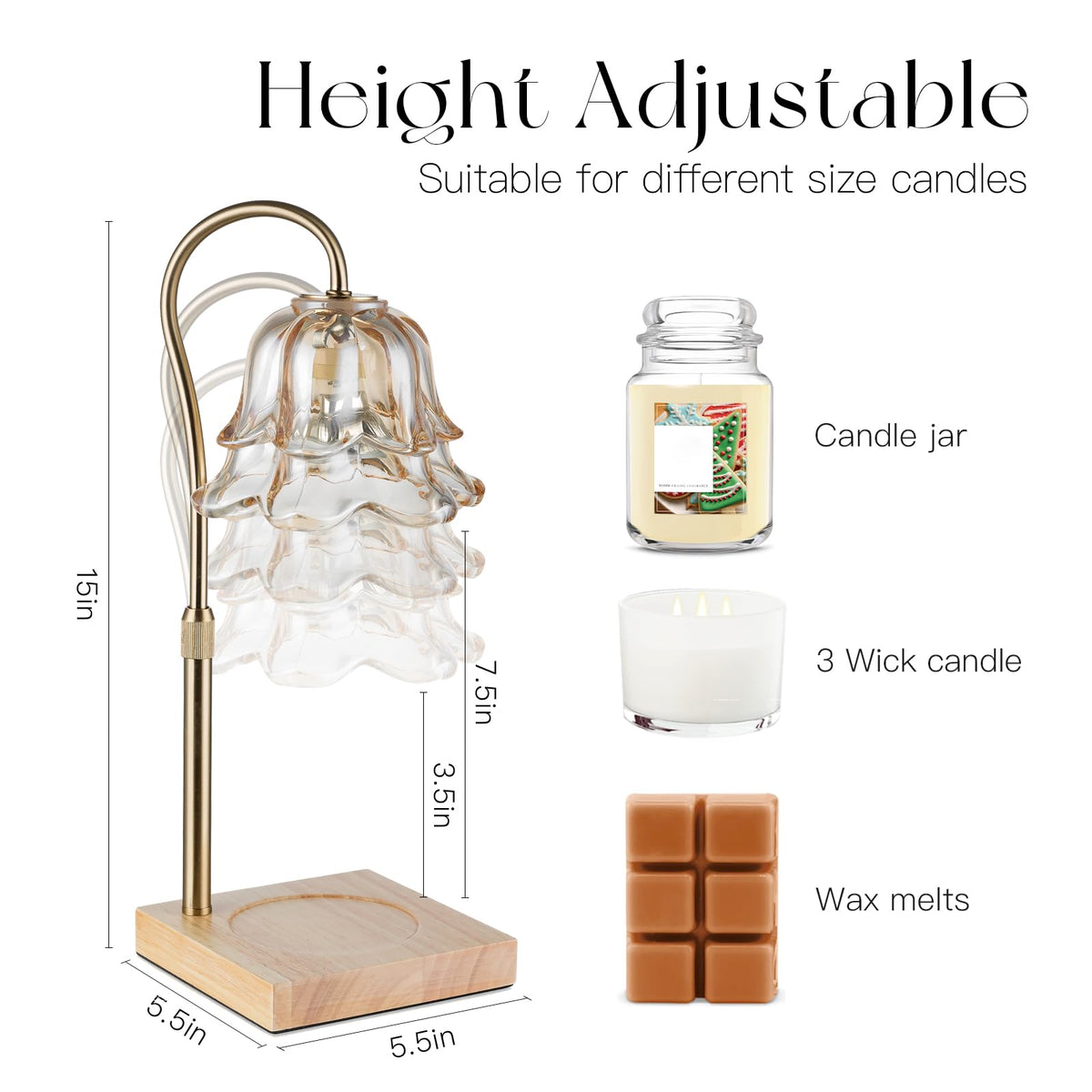 Candle Warmer Lamp with Timer C506