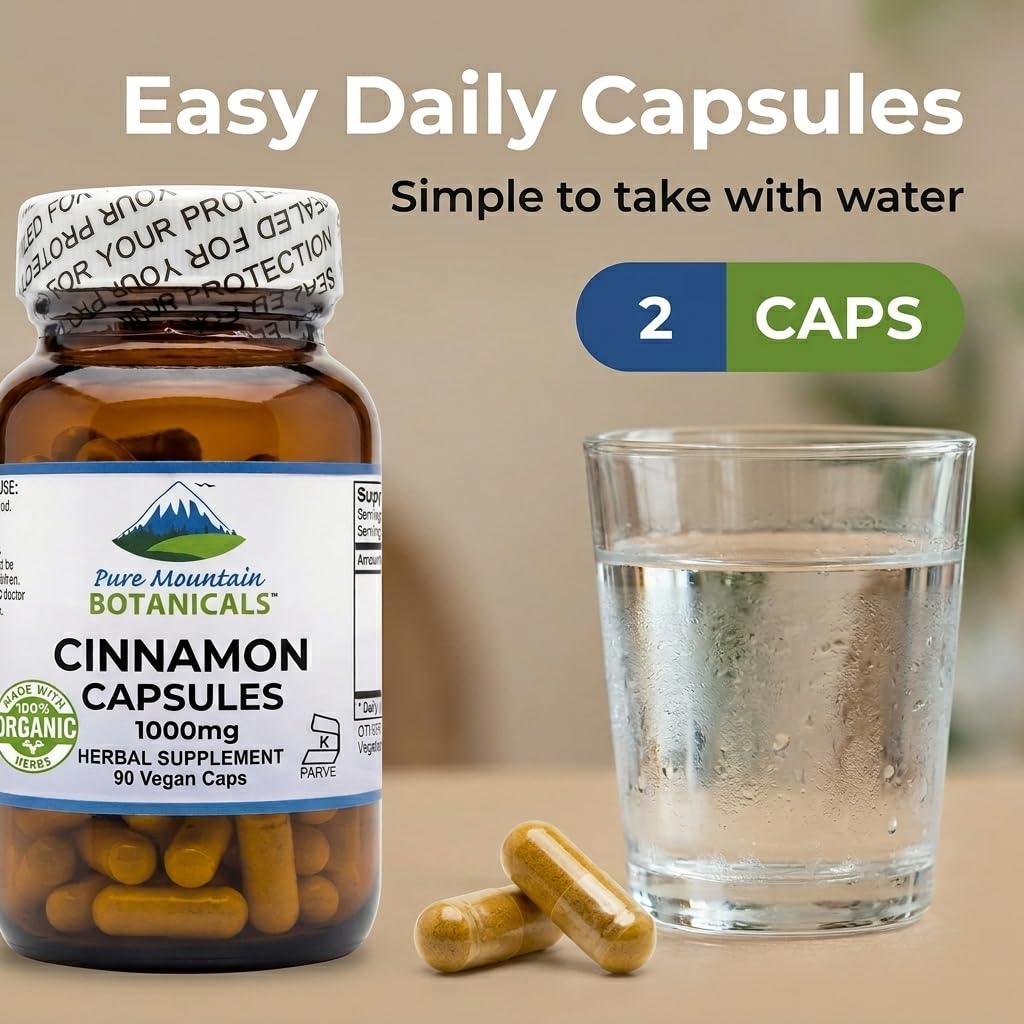 Cinnamon Capsules 1000mg 90 Capsules G10081