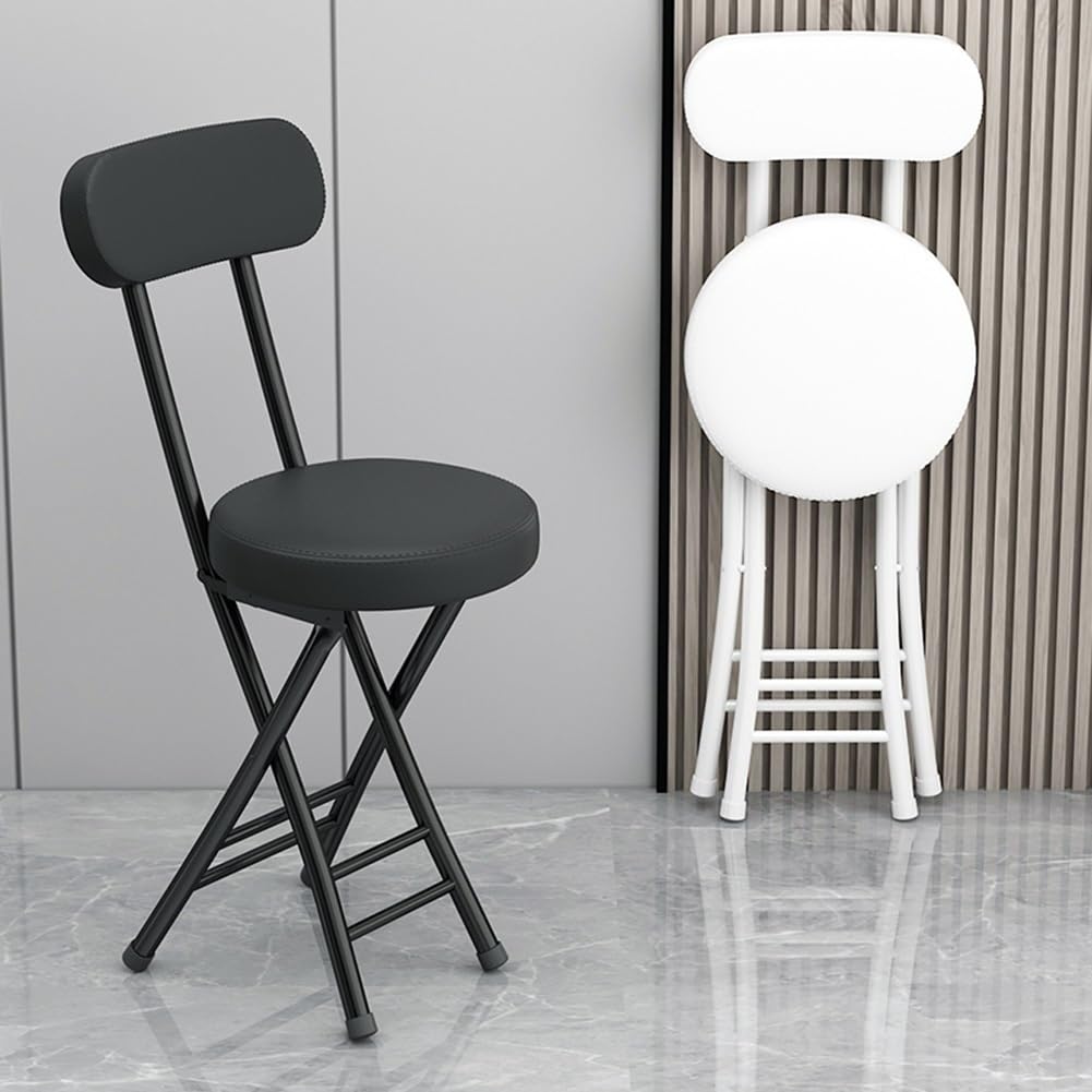 Black 18 inch Folding Stool G6757