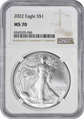 2022 American Silver Eagle Dollar MS70 Y9171