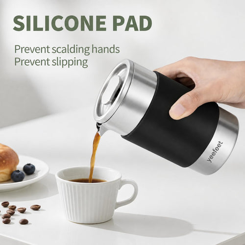 12 oz Stainless Steel French Press C139