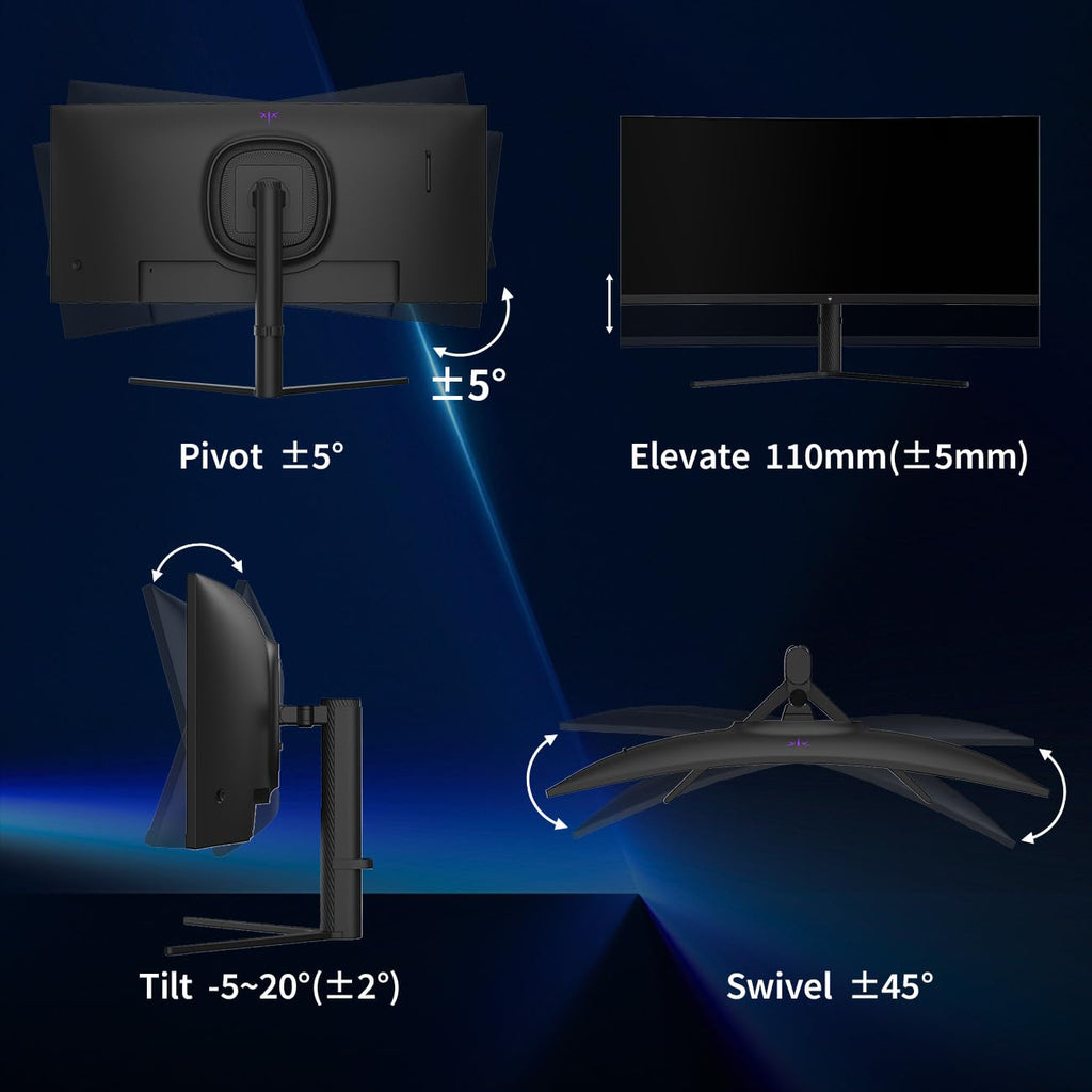 34 Inch Curved Gaming Monitor 180Hz Y296