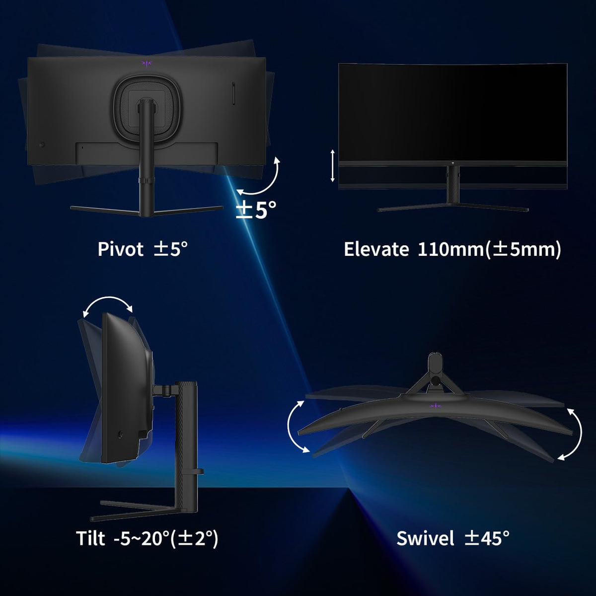 34 Inch Curved Gaming Monitor 180Hz Y296