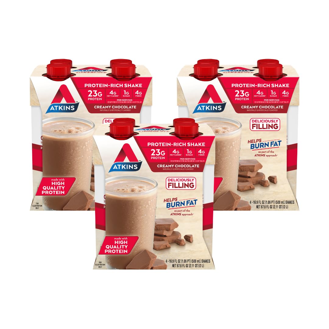 Creamy Chocolate Protein Shake 12 Count + Chocolate Caramel Mousse Bar 5 Count T97963