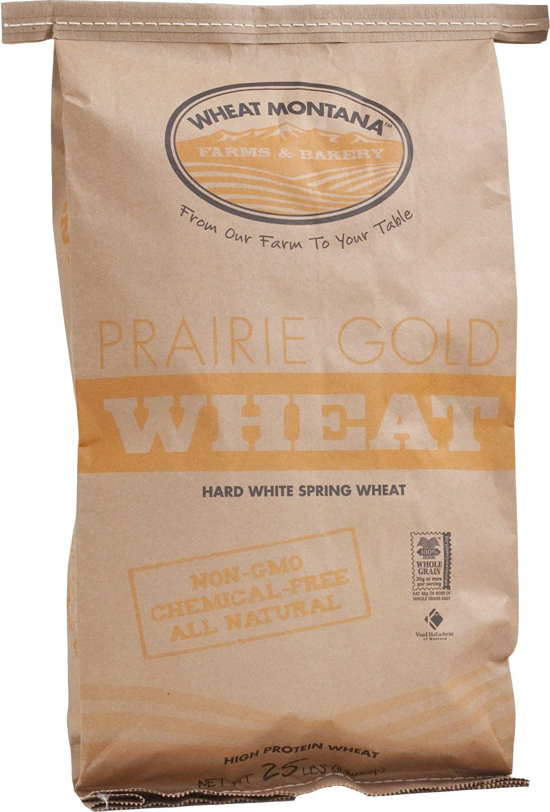 Hard White Wheat 25 Pounds Pack of 2 Y62557