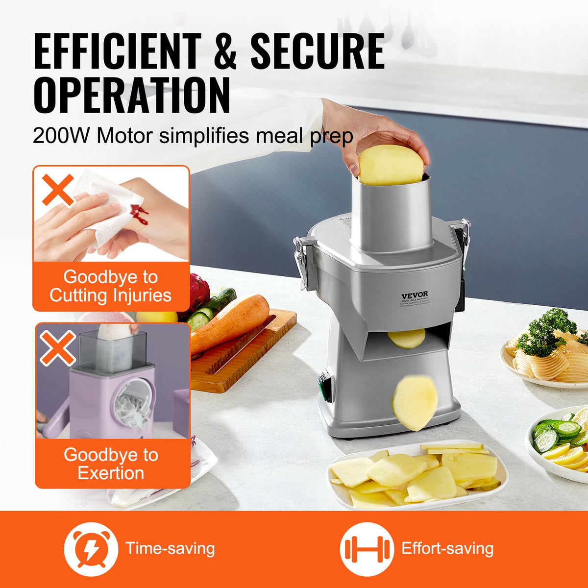 4 in 1 200W Electric Vegetable Slicer Z97768