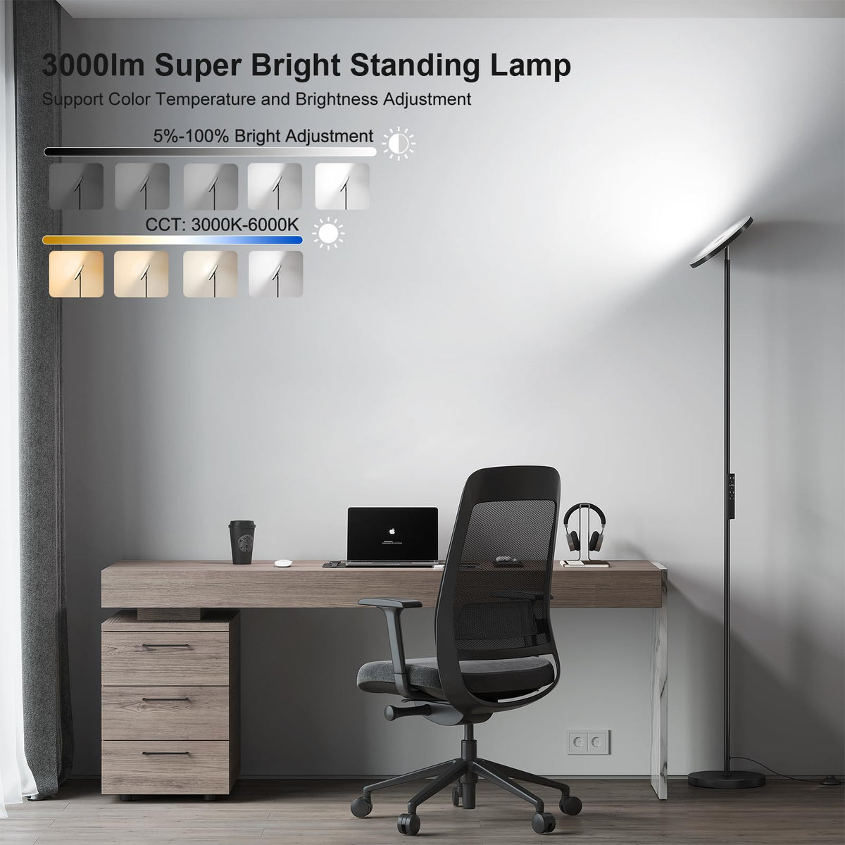 Floor Lamps with Remote Control C292518