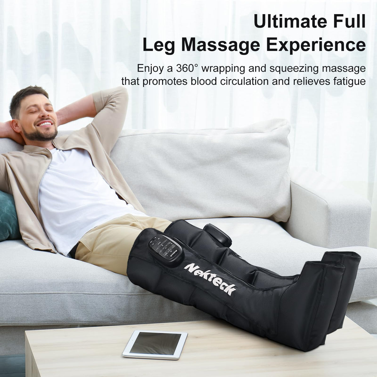 Cordless Leg Compression Massager 2-Pack Y992