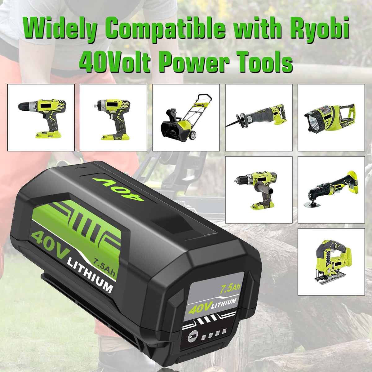 40V Battery Replacement Z9360