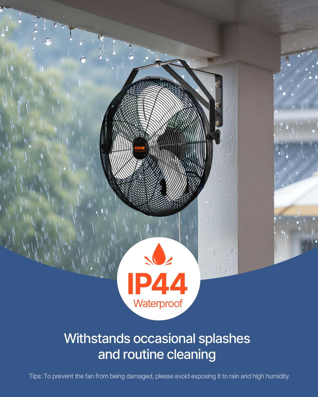 18 Inch 3-speed Wall Mounted Metal Fan R175